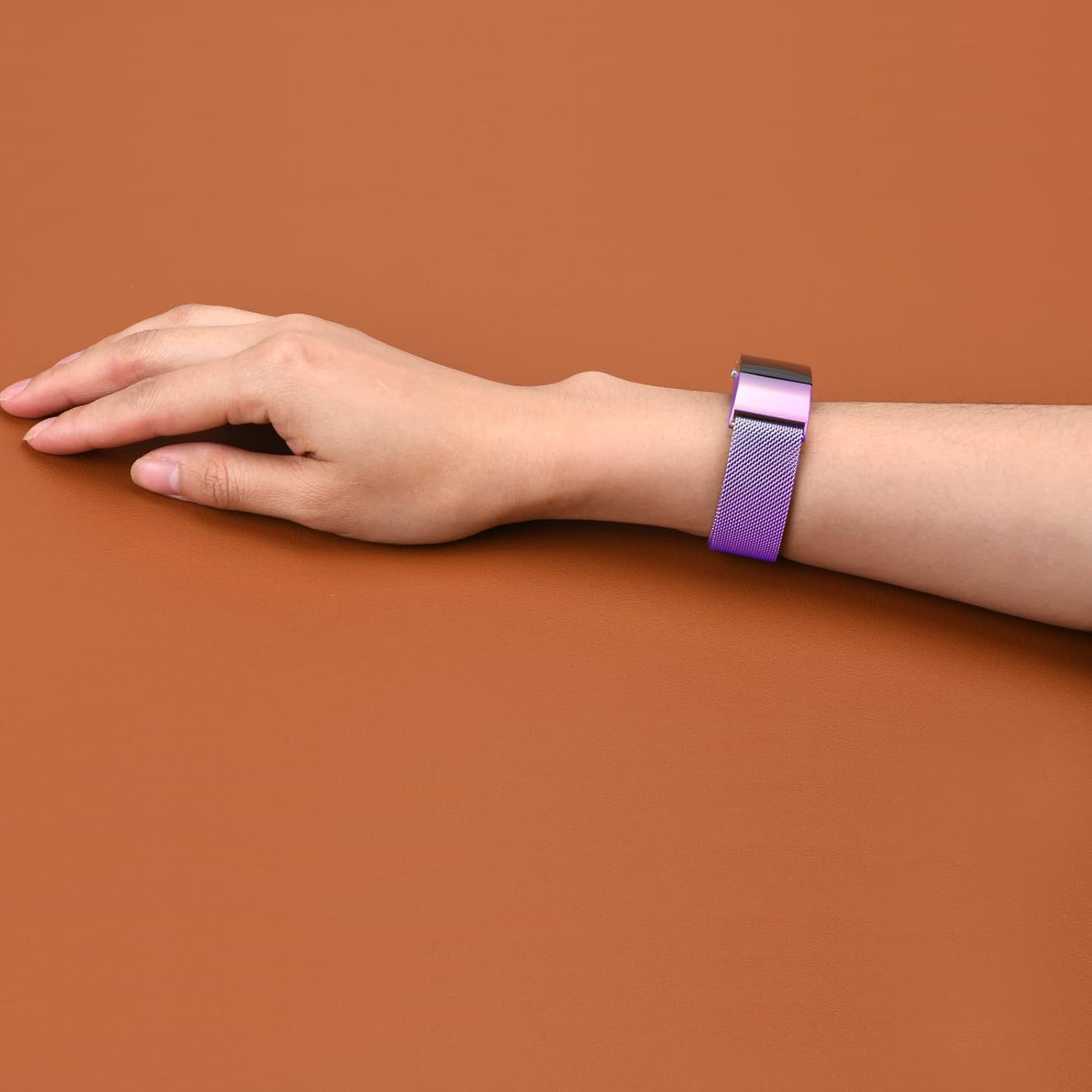Factorymetal magnetisk smartwatch-rem til fitbit charge 2 rem rustfrit stål armbånd urrem til fitbit charge 2 armbånd