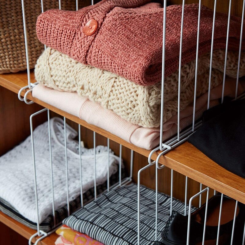 Półka na szafy, torebki, drewniane półki, półki na książki i biblioteki-organizery robić domu i biura-zestaw 6 sztuk