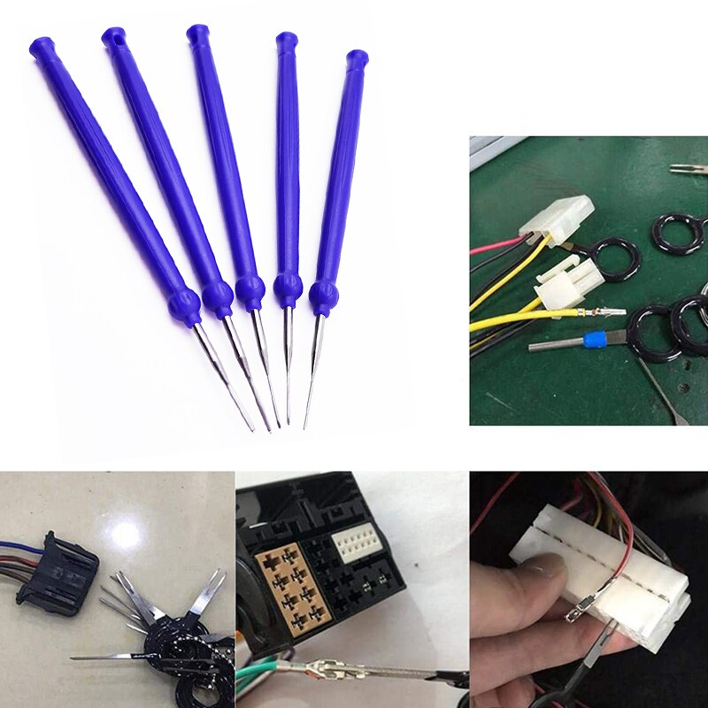 Car Plug Terminal Removal Tool Pin Needle Retractor Pick Puller Repair Electrical Remove Wire Puller Hand Tools