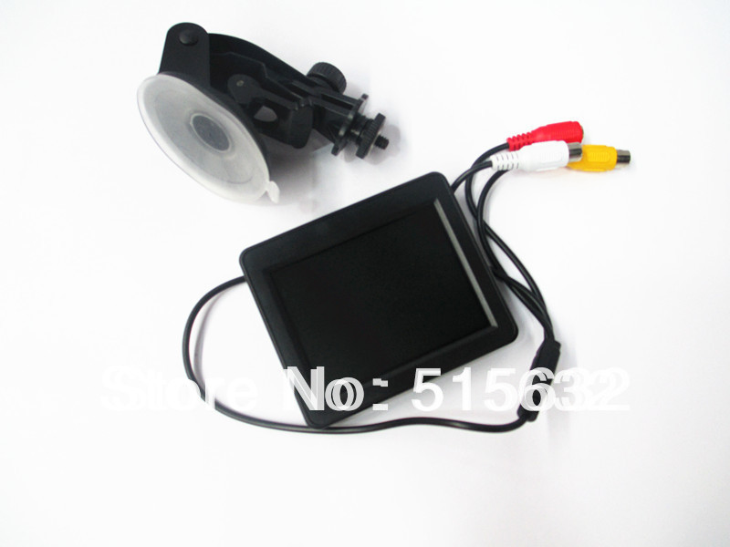 3.5 inch HD Auto monitor Auto digitale Kleuren TFT LCD Monitor Achteruitrijcamera DVD met alarm