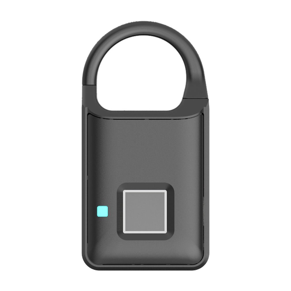 Quick Padlocks Smart Thumbprint Door Padlocks Rechargeable Door L... – Vicedeal