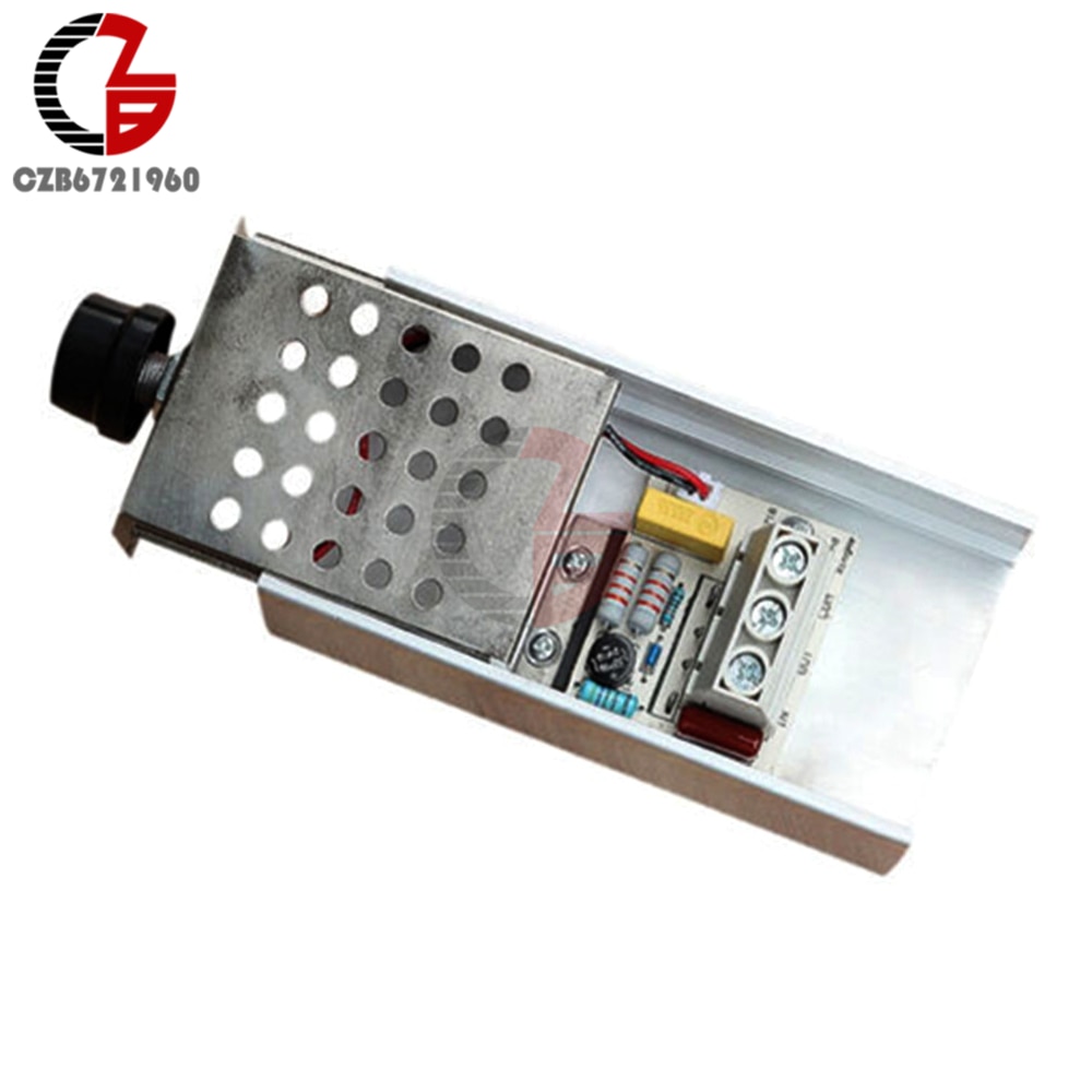 10000W 25A Speed Controller High Power Scr Voltage Regulator Dimmer Speed Temperatuurregeling Thermostaat Ac 110V 220V