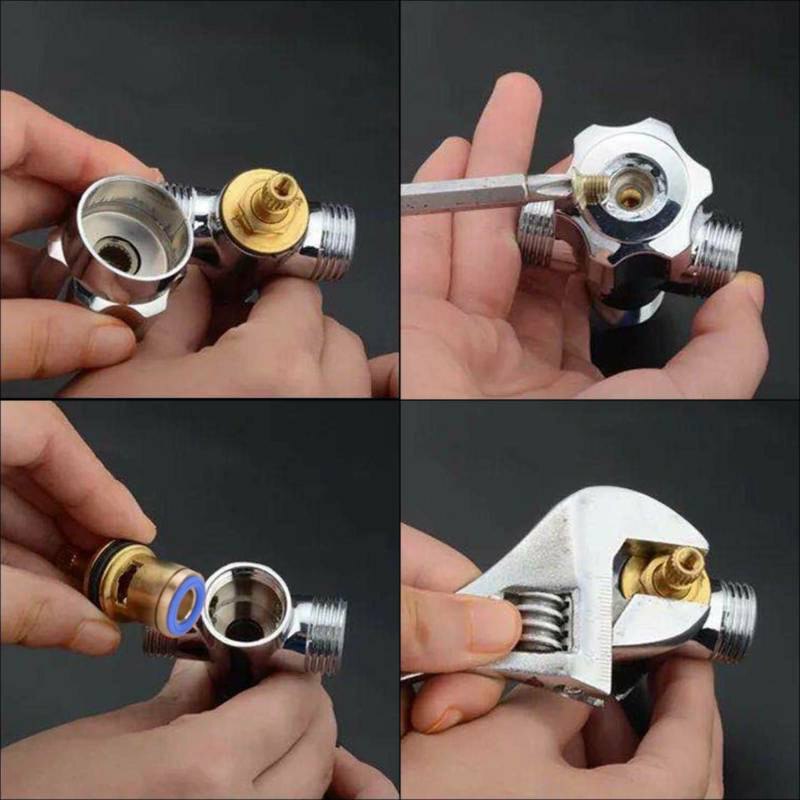 20 dentes 1/2 válvula termostática cerâmica torneira do cartucho mixer válvula ajustar a temperatura da água de bronze acessórios da cozinha estável