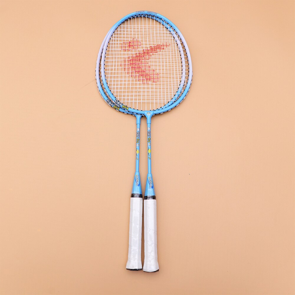 1 Pair Badminton Racket Aluminum Badminton Set Sport Equipment Sports Racket for Children Adult