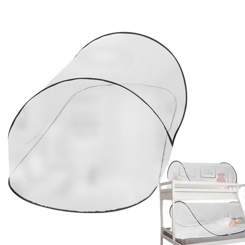 Tenda a rete pieghevole tenda a rete Fine per biancheria da letto sacco a pelo leggero Fly Net grande spazio campeggio Fly Net Bed per l'estate