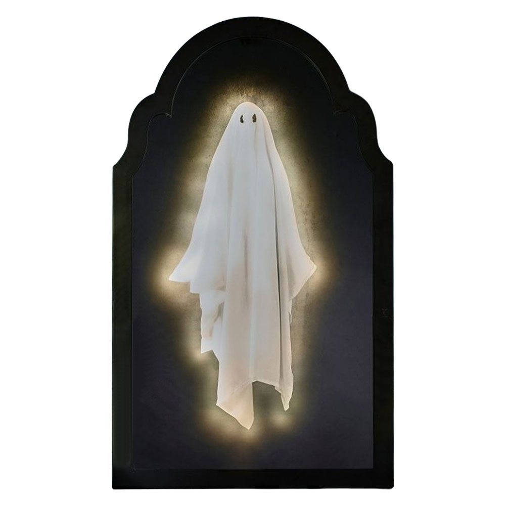 Halloween Geisterspiegel Nachtlicht Halloween Gruseliger Spiegel Halloween Spukspiegel für Halloween Dekor: 4XL / Licht Gelb