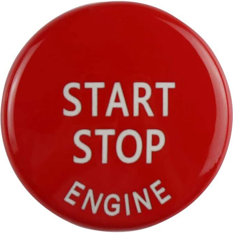 2 Pcs Steering Wheel M Button + Start Stop Button for 3 Series E90 E92 E93 M3 2007