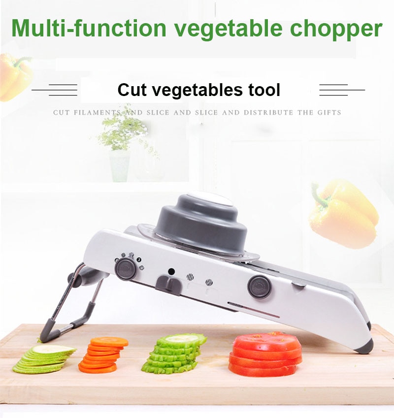 Mandoline Slicer Handleiding Groente Cutter Professionele Rasp Met Verstelbare 304 Roestvrijstalen Messen Groente Keuken