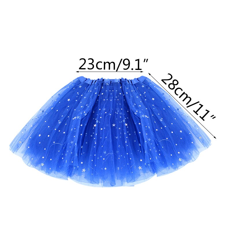 Jupe Tutu en Tulle à lumière LED pour filles, fournitures de décoration féerique, étoiles scintillantes, fête lumineuse, d&#39;anniversaire pour enfants, fournitures de réception pour bébé