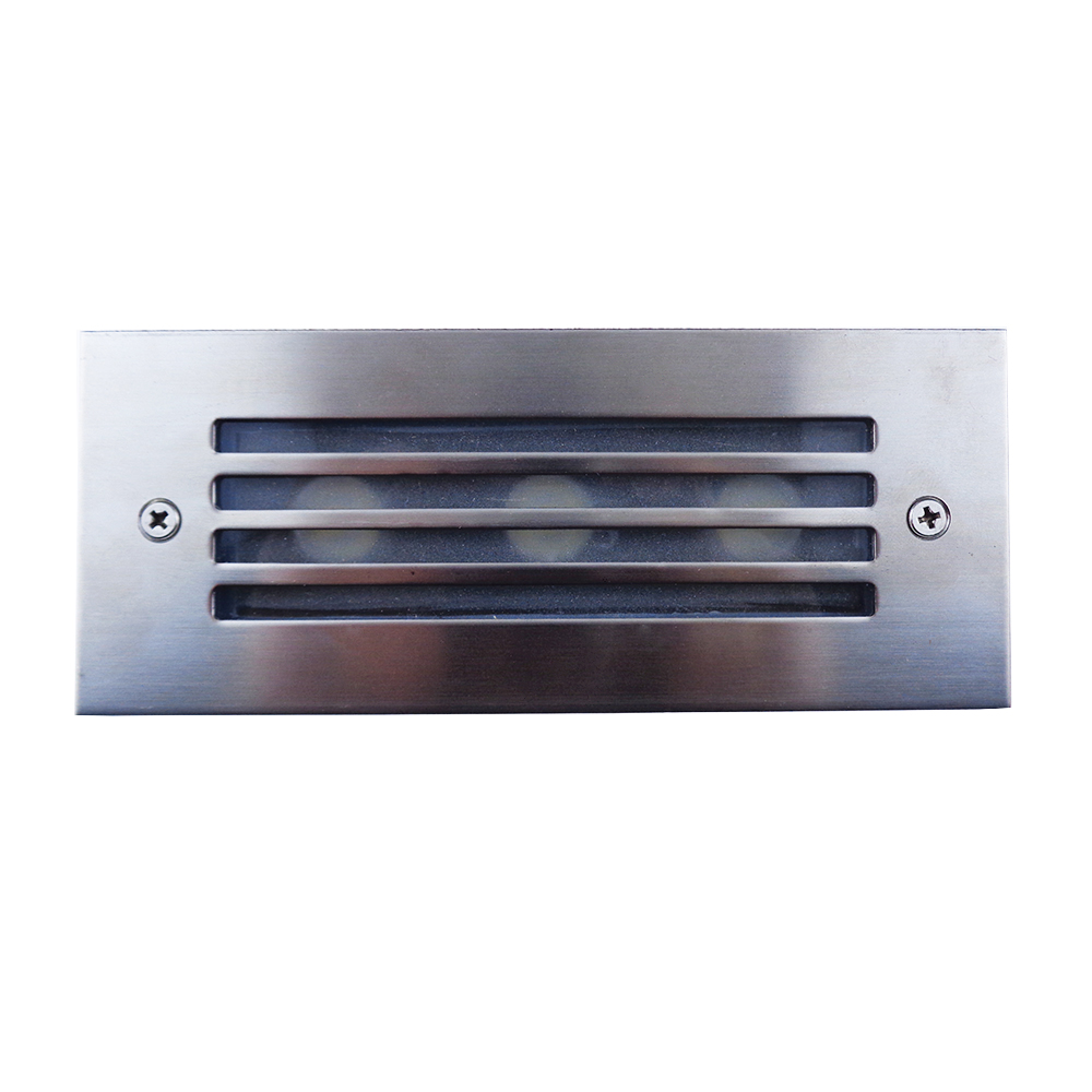 1 kpl 110v 220v plaza valaistus portaikko näkymä yövalot jalkavalot led polku llights 110*45*54mm lamppu 3w ulkopuutarha vr