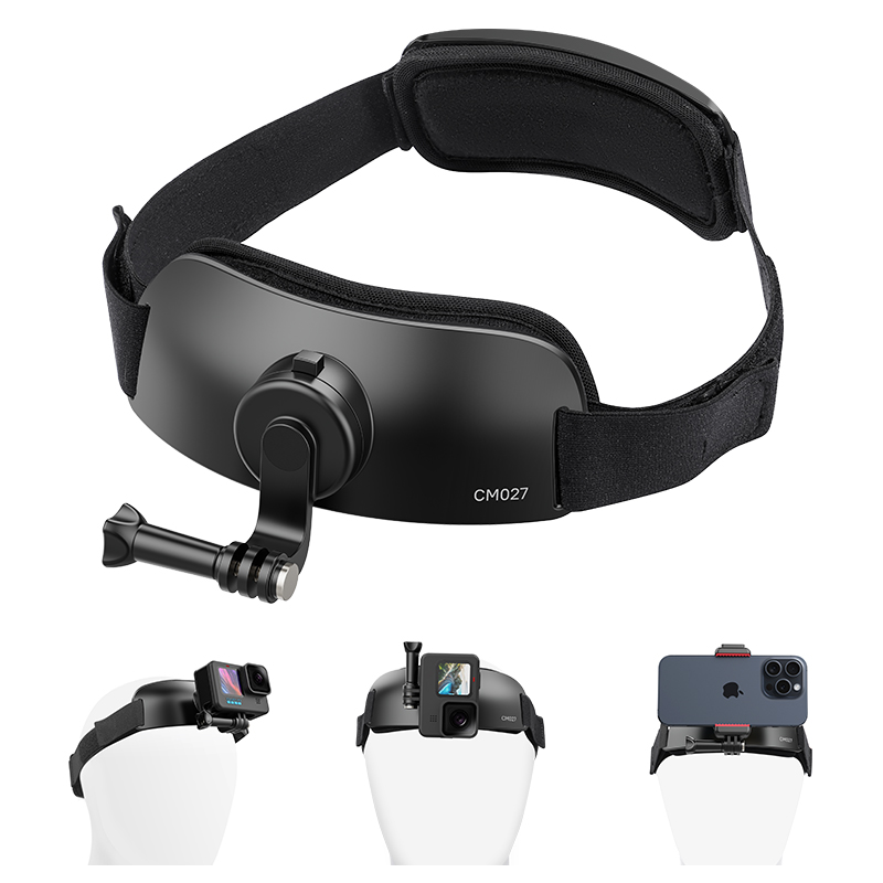 Ulanzi CM027 Soporte de correa para la cabeza/Correa para el pecho CM028 para cámaras de acción Gopro Insta360 DJI Teléfonos móviles Modos horizontales verticales