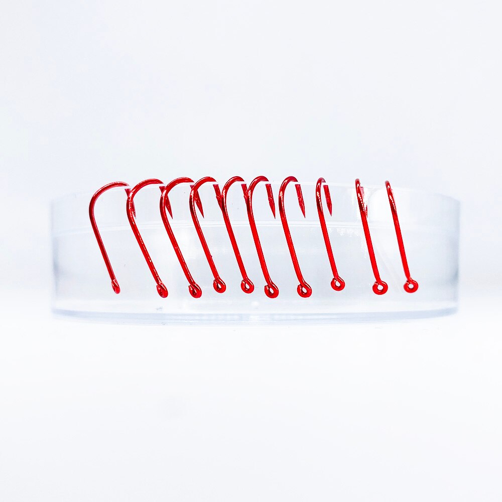Fish Hook High Carbon Steel Barbed Fly Hook Worm Pond Fishing Hook Pond Reservoir Salt Water Carp Fishing Gear