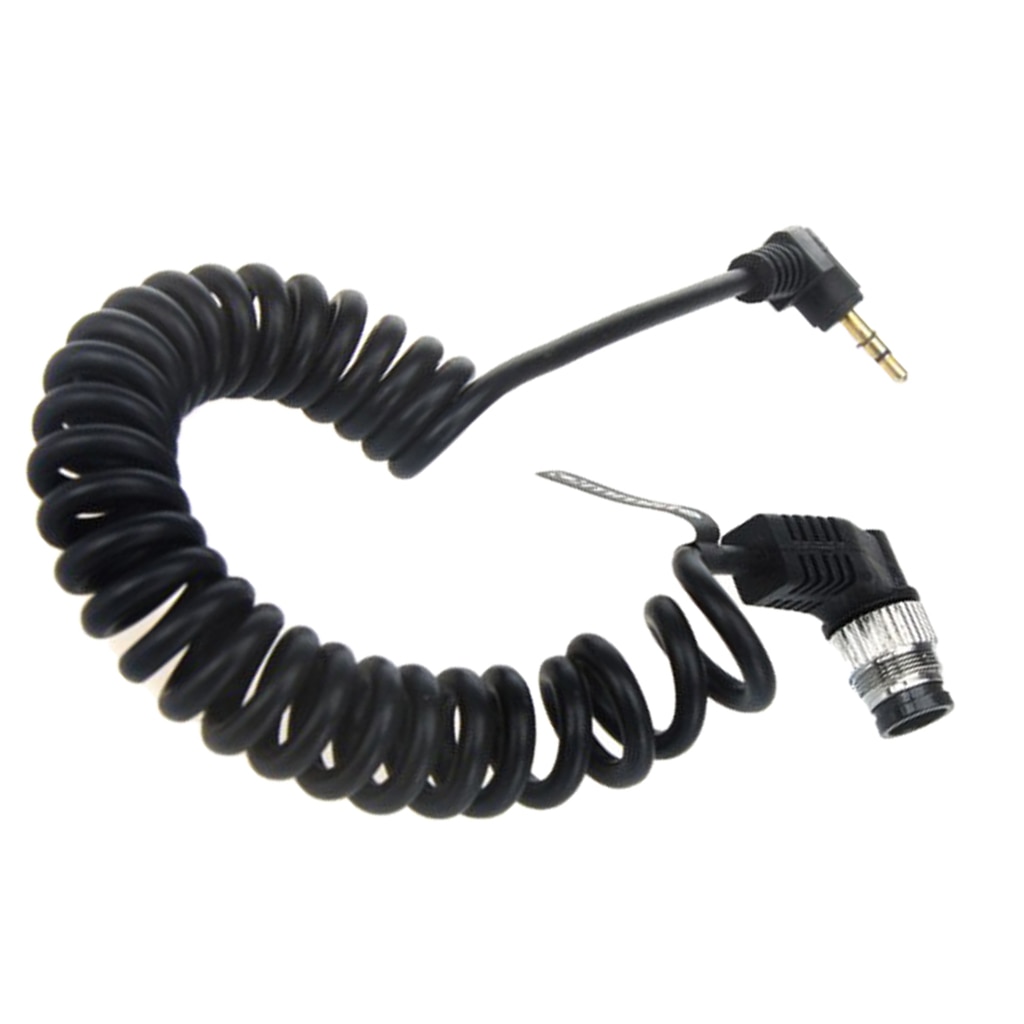 Cable disparador de cámara para Nikon D3X D4 D3 D700 D800 D800E D300S D300 D200 2,5mm, Palstic chapado en oro