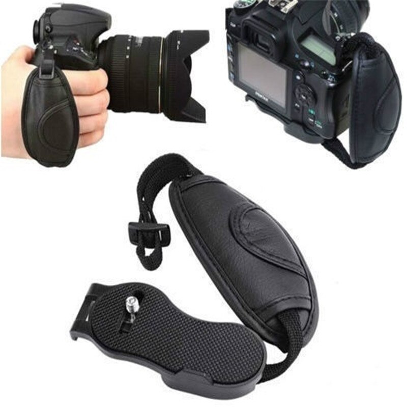 Camera Lederen Wrist Strap Soft Pu Leather Hand Grip Strap Voor Alle Dslr/Slr En Digitale Camera 'S Camera Accessoires