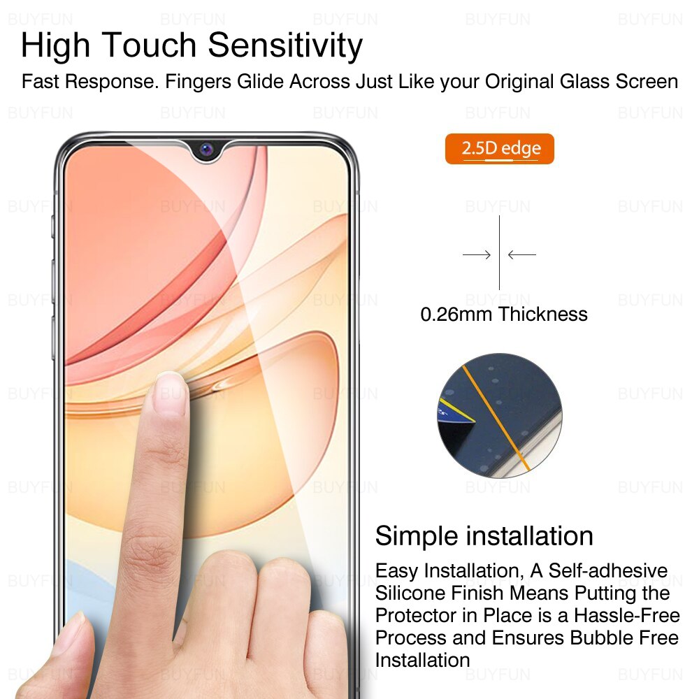 2 Stuks Screen Protector Gehard Glas Voor Vivo Y53S Y53 Volledige Dekking Beschermende Film Op De Voor Vivo Y 53 S Hd 9H Glas 6.58"