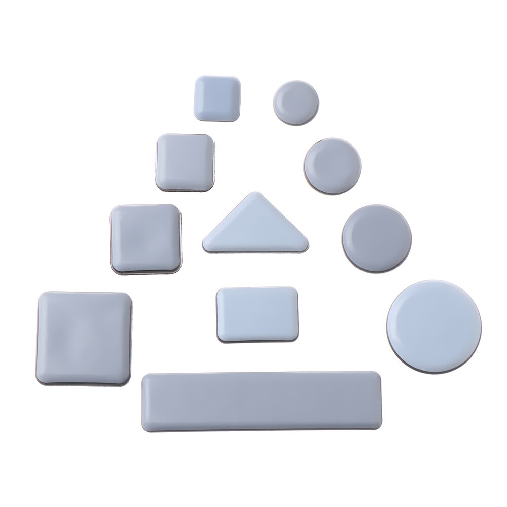Coussinet de sol pour meubles de Table | 11 tailles 4 pièces/ensemble coussinet de glissement facile à déplacer, protecteur de pieds de meubles, auto-adhésif, Anti-abrasion