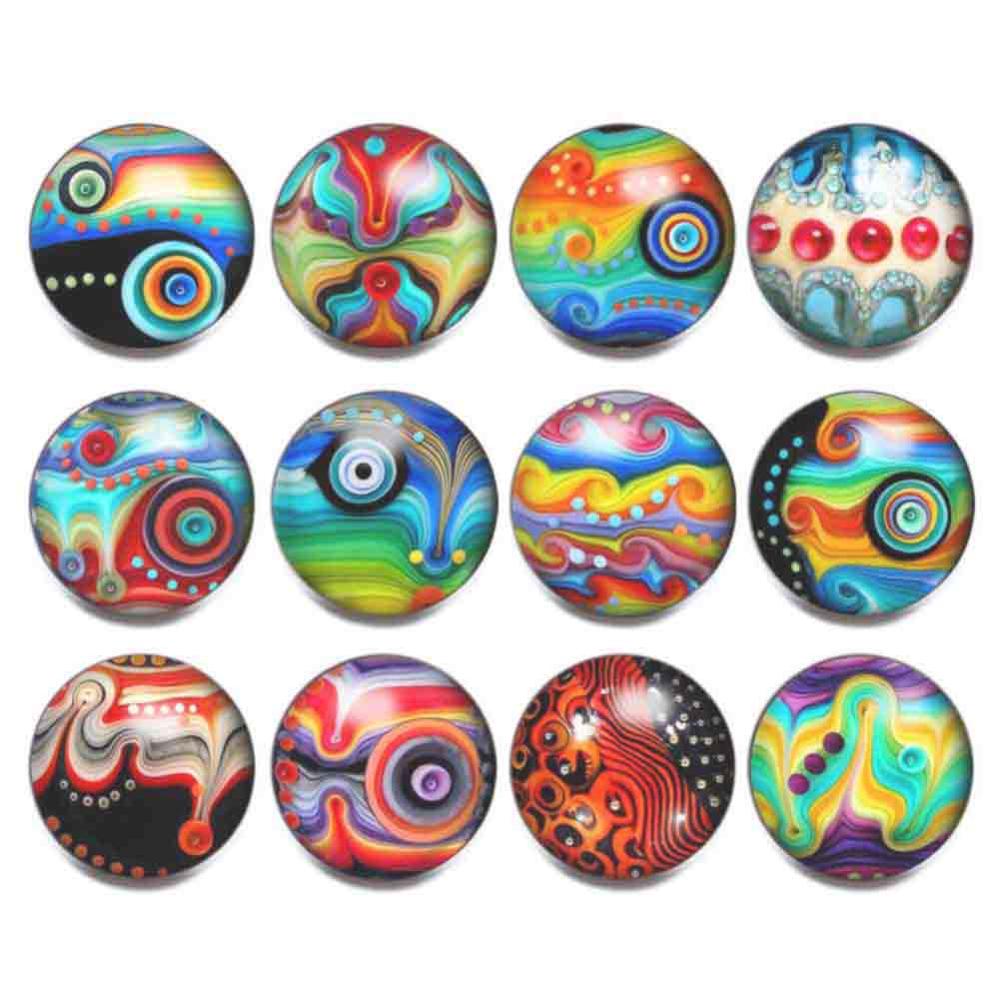 6 stks/partij Mode 18mm Drukknoop Voor 18mm Snap Armband Hanger Snap Charm Sieraden Accessoires