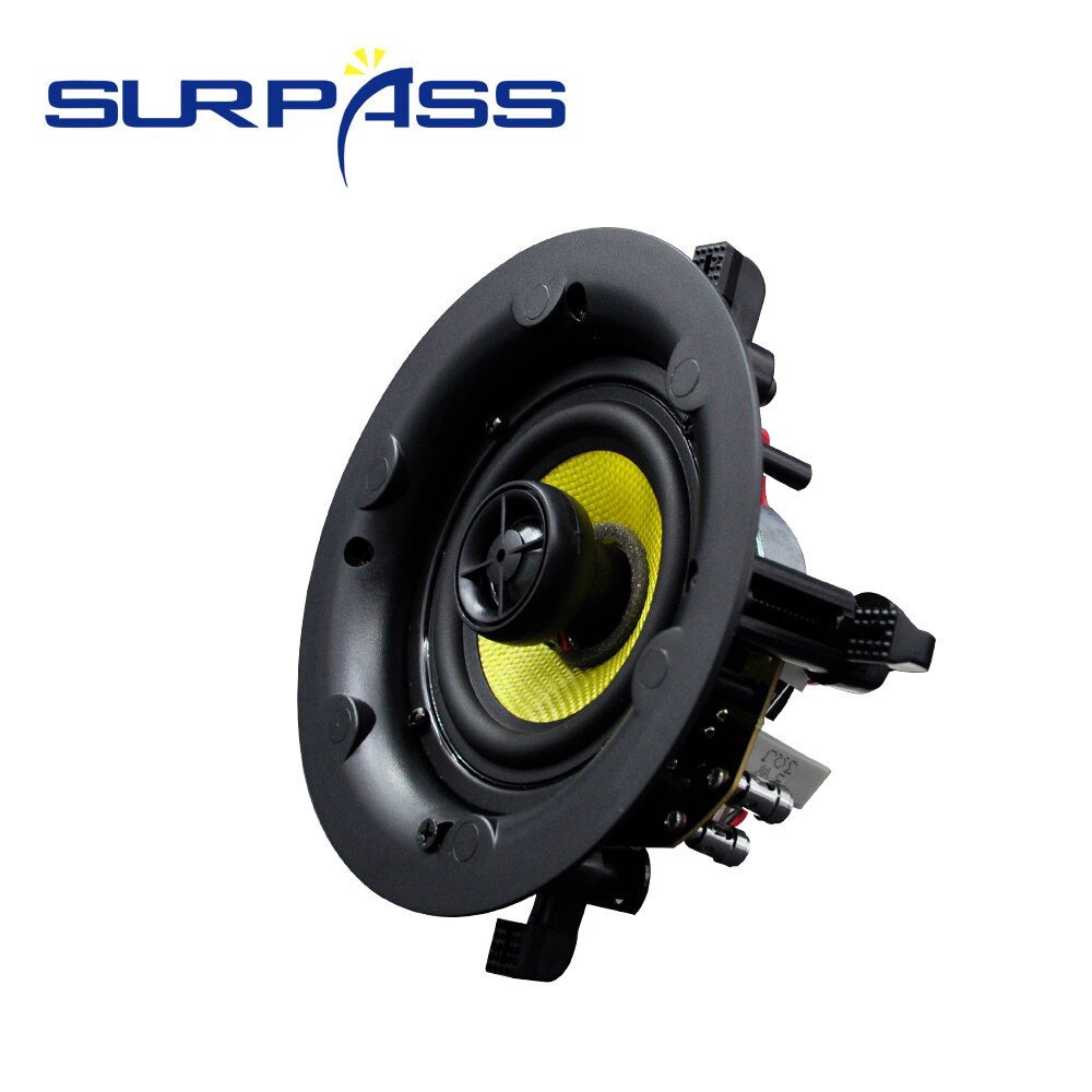 PA System Dustproof Speaker In Ceiling 4'' Coxial 40W Peak Power Two Way Background Music Speakers for Home Theater Loudspeakers