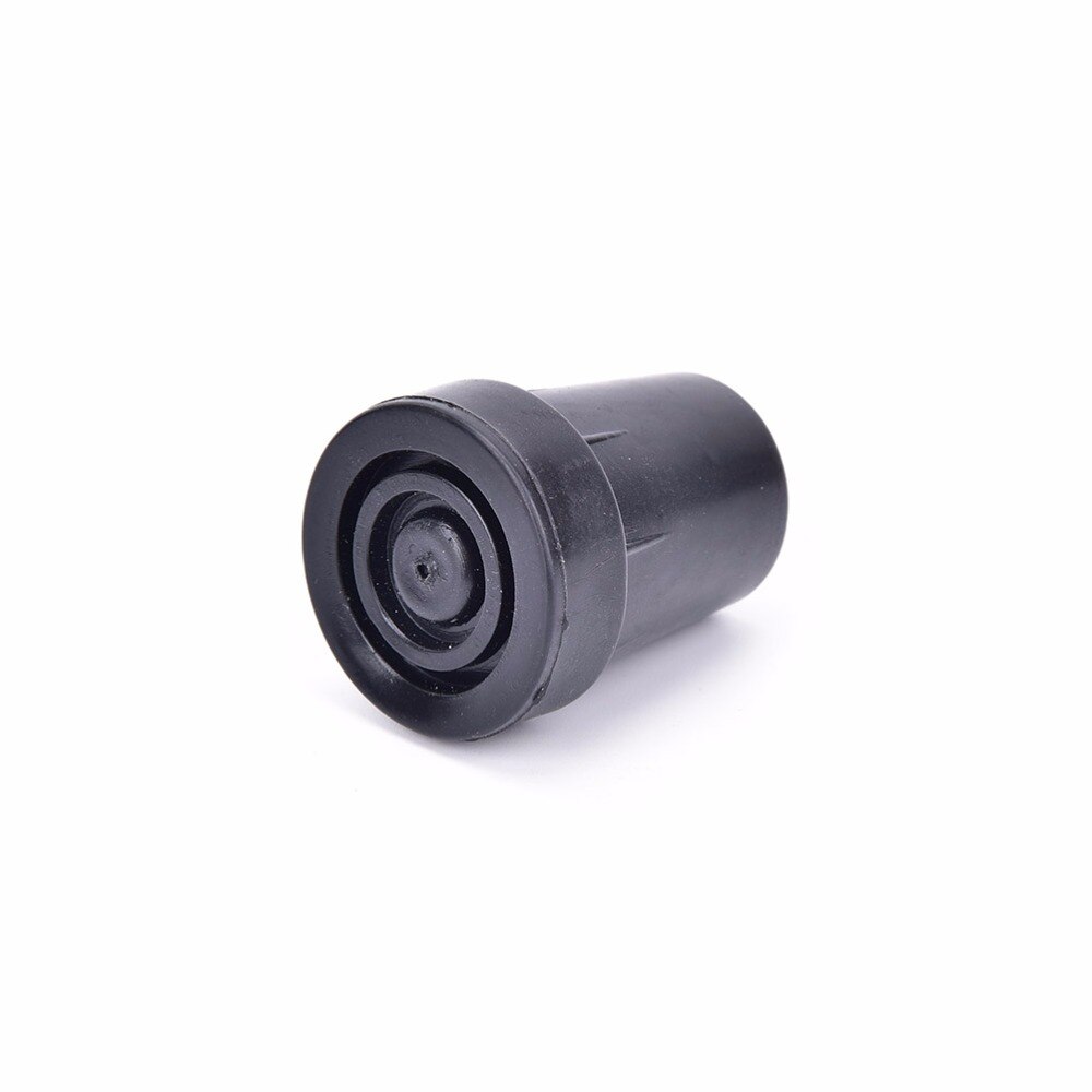 1Pcs Rubber Walking Hiking Stick End Cover Tips Cane Crutch Pad Rubber Heavy Duty Metal Ferrule End Bottom 19mm