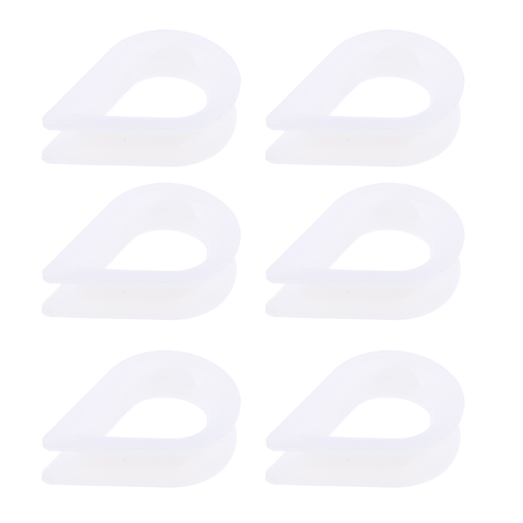 6 uds 8mm cuerda Nylon línea blanco dedal ojos para barco yate marino