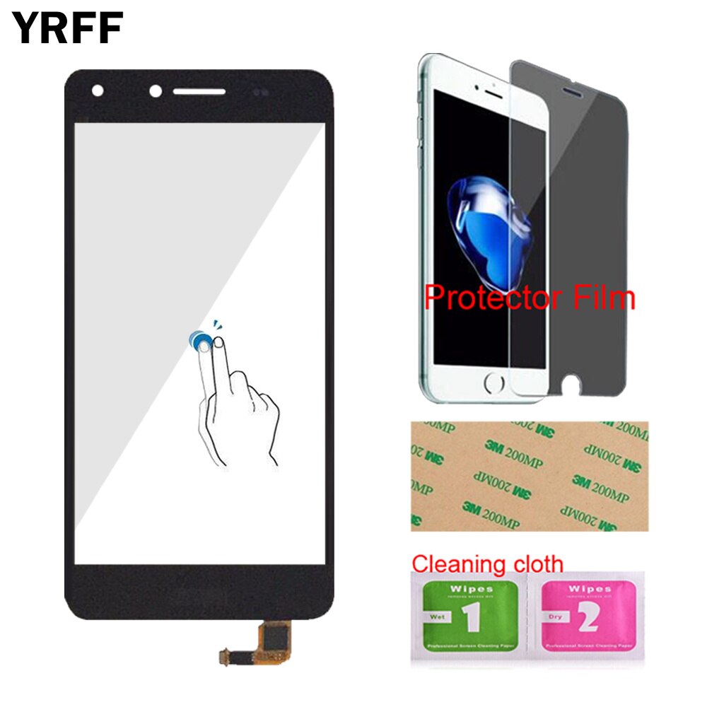 5'' Touch Screen For Huawei Honor 5A Y5 II 2 Y5II CUN-L01 LYO-L21 Touch Screen Glass Digitizer Panel Sensor Protector Film