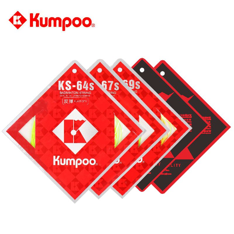 1 stk original kumpoo badmintonstreng  ks676964ti højelasticitet holdbare badmintonstrenge tilfældige farver