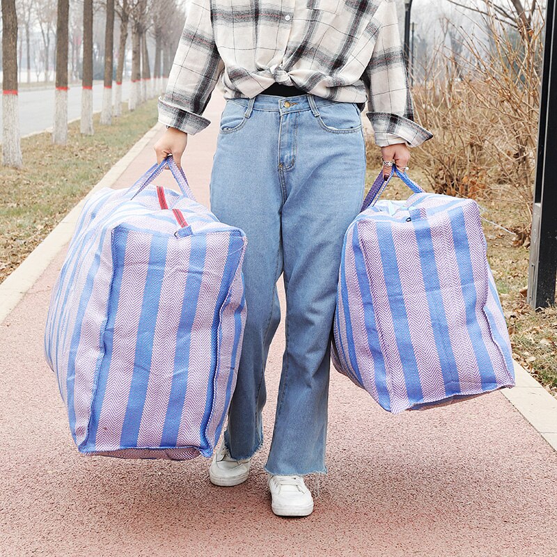 Extra grande espessamento em movimento casa saco de viagem saco de bagagem tecido à prova d160água 160l 230l armazenamento saco de classificação