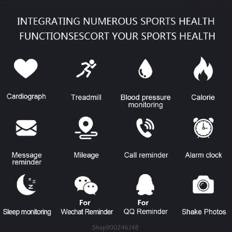 M5 Sport Fitness Tracker Smartband Smart Bracelet Blood Pressure Heart Rate Monitor Band Wristband D22 20