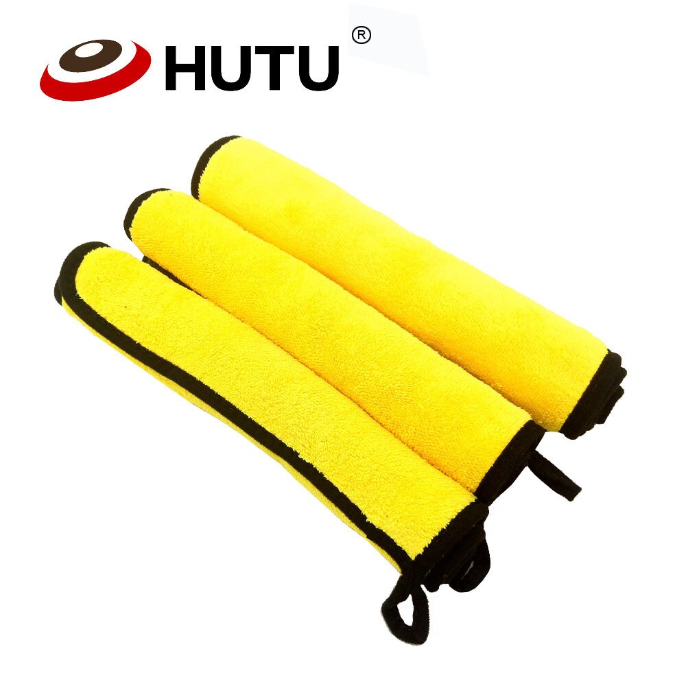 Serviette de nettoyage de voiture en microfibre, pour lavage de véhicule extra doux, chiffon de séchage, 3/5/10 pièces