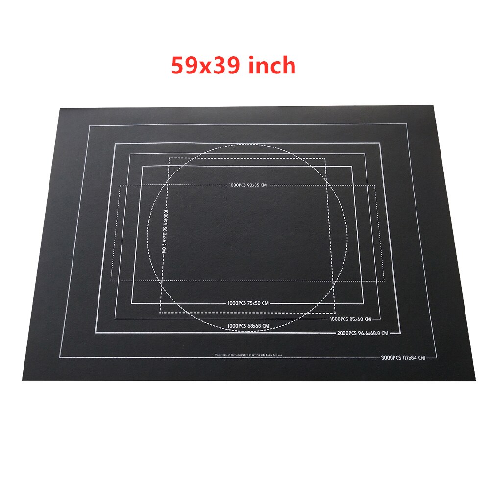Puzzle Storage Mat Roll Up Puzzle Felt For Up To 3000 PCS Puzzle Game Puzzle Blanket Adults Children Decompression Intelligence: black 1pc L