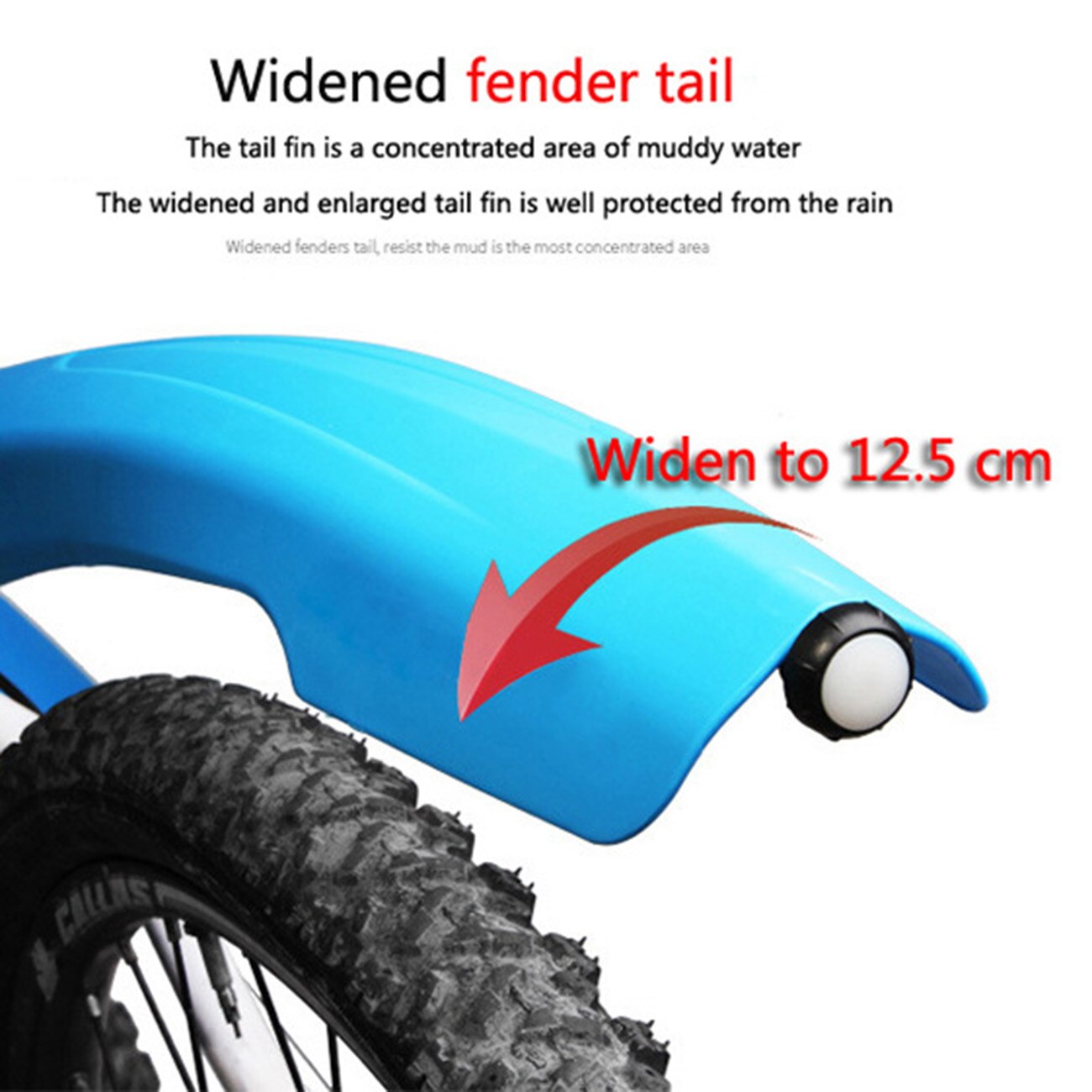 Quick Release Mountainbike Spatbord Bike Fenders Fiets Fenders Fietsen Mountainbike Guards Met Licht Voor Fiets Accessoires