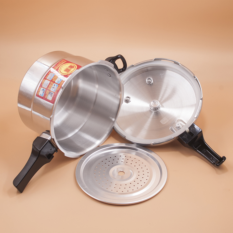 Aluminium Alloy Kitchen Pressure Cooker Gas Stove Cooking Energy-saving Safety Protection Outdoor Camping Cookware