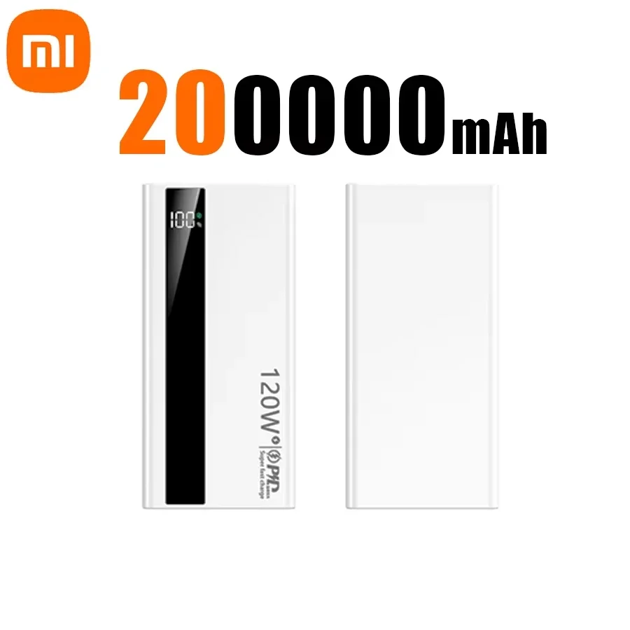 Xiaomi 500000 mah powerbank mit hoher kapazität 120w beladen, tragbarer externer akku für iphone und huawei: Dunkelgrau