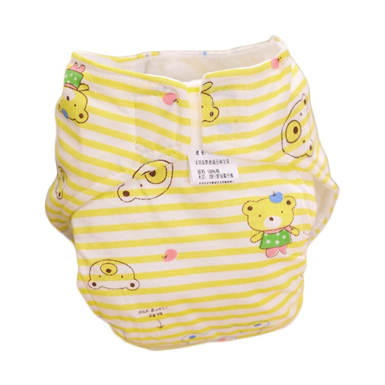 Citygirl 2-Camada Impermeável Respirável Do Bebê Crianças de Algodão Cobertura De Pano Fralda Fralda Calcinha Cor Aleatória
