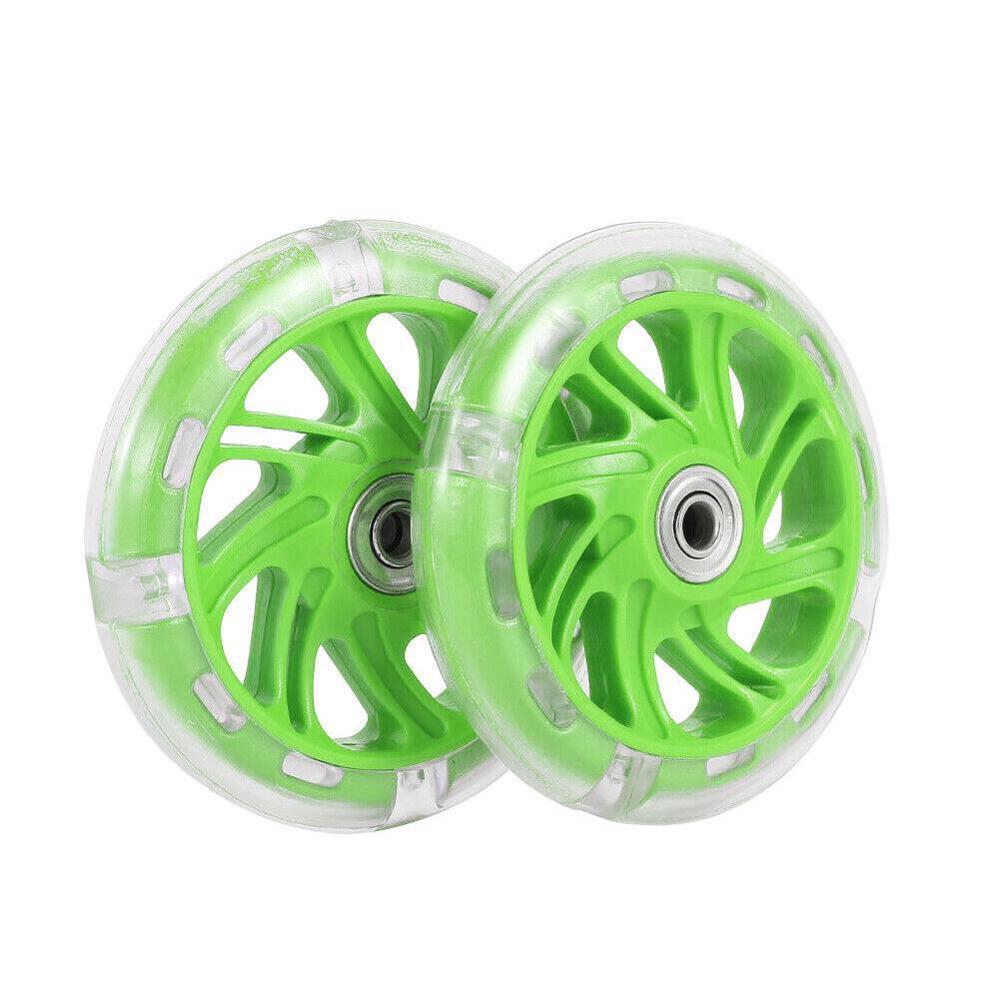 Ruedas auxiliares de bicicleta para niños, accesorios para patinete 120x20, de PU, juego Universal de ruedas auxiliares