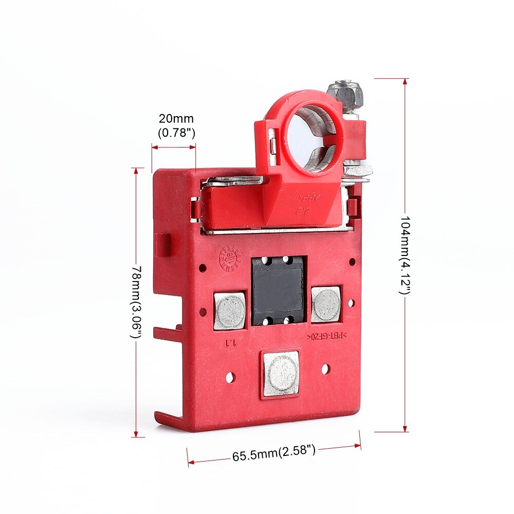 Car Quick Release Fused Battery Distribution Terminal Clamp Connectors 32V 400A