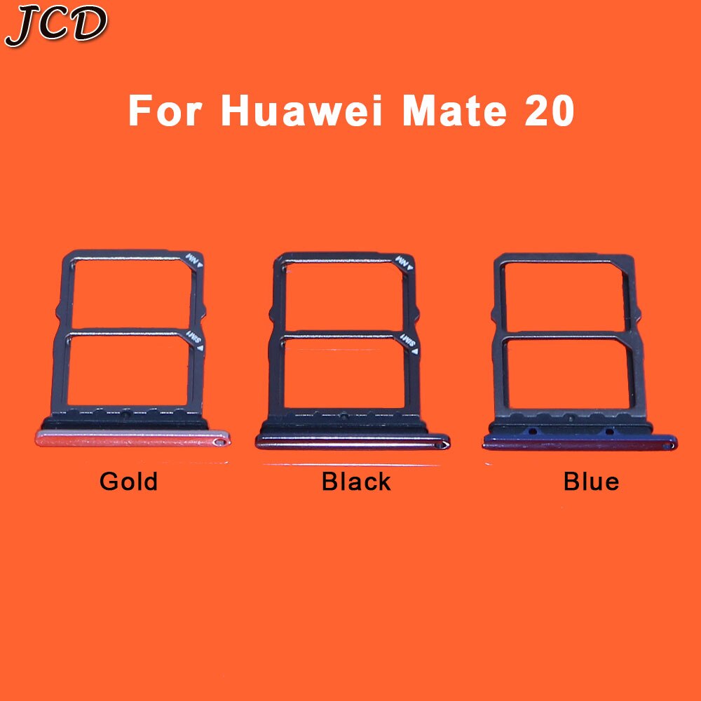 JCD Für huawei Kamerad20 Kamerad 20 lite Maimang 7 Mikro Sim Karte Halfter Slot Tablett Ersatz Adapter Gold schwarz blau