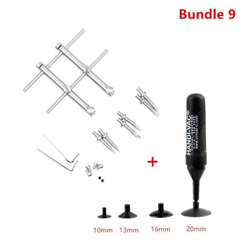 Universal Camera Lens Spanner Wrench 3Tips Flat Open Adjustable Repair Remove Tool Sucker Suction Cup Lens Cleaning Disassemble: Bundle 9