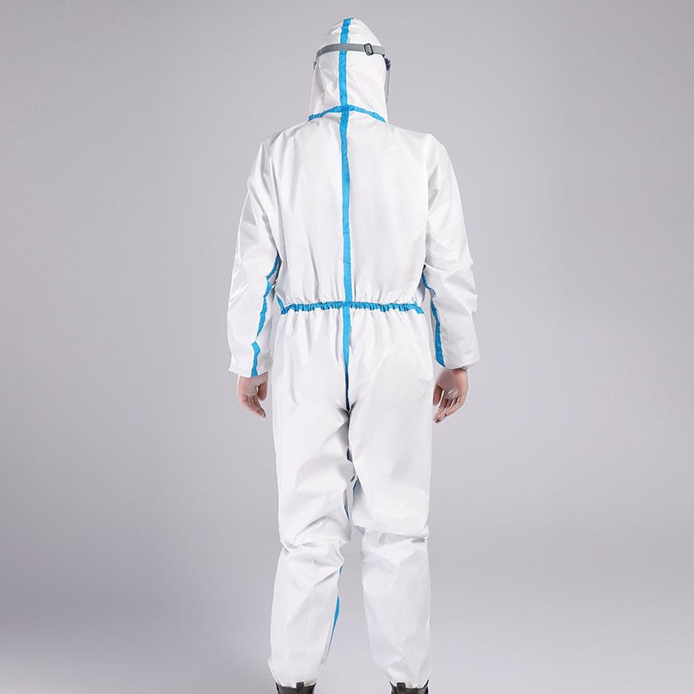 Traje de aislamiento reutilizable antibacteriano para evitar la invasión de la ropa de protección del personal a prueba de polvo