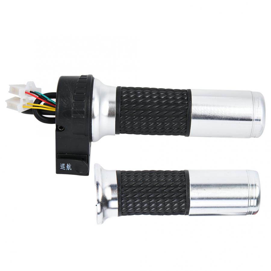 Electric Bike Throttle Handlebar E-Bike 3Speed Throttle Handlebar Speed Reverse Cruise Hand Grip Reverse Gear Throttle Handlebar