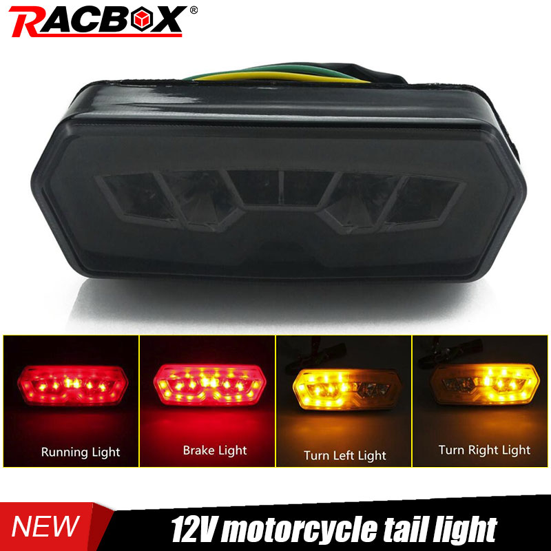 Led baglygte bag blinklys bremselygte lys stopsignaler motorcykel til cbr 650f ctx 700 ctx 700n msx 125 mxs 125