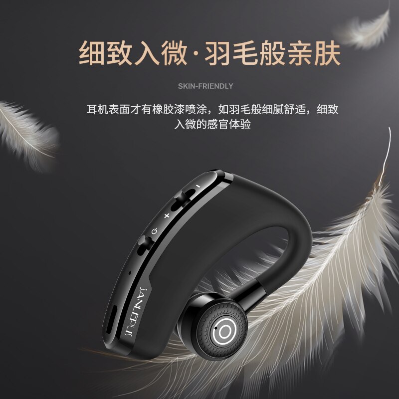 Sanlepus Bluetooth Oortelefoon Draadloze Hoofdtelefoon Handsfree Headset Oordopjes Met Hd Microfoon Voor Telefoon Iphone Xiaomi Over Ear
