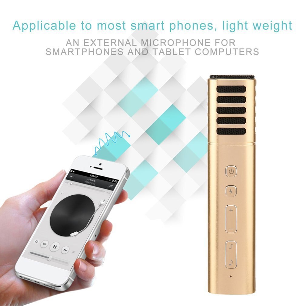 Portable Electret Recording Microphone Live Reverb... – Grandado