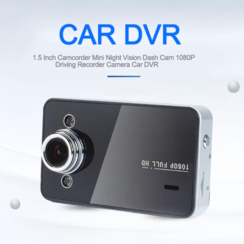 Bil dvr kamera fuld  hd 1080p køreoptager bil sort kasse dual lens køretøj bagfra kamera videokamera nattesyn dash cam: Lilla
