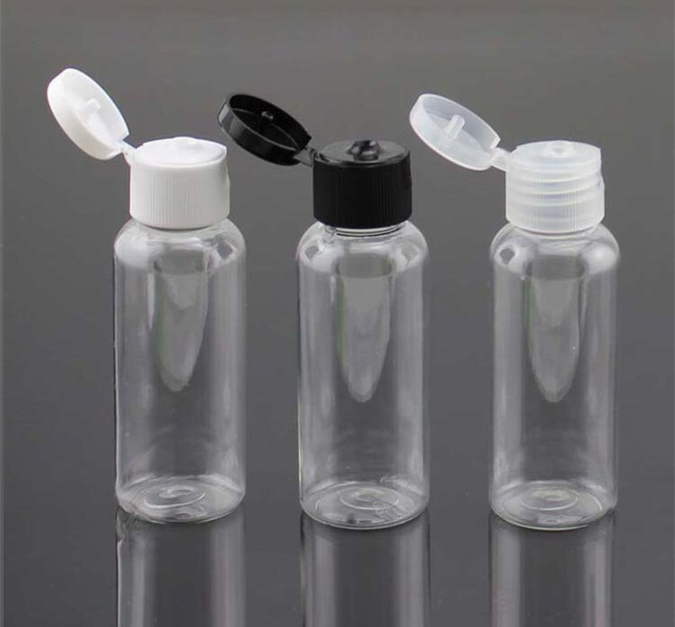 Bouteille à clapet de Festival de papillon 50 ML, bouteille en plastique d'animal familier, cosmétiques, émulsion d'eau, bouteille d'échantillon