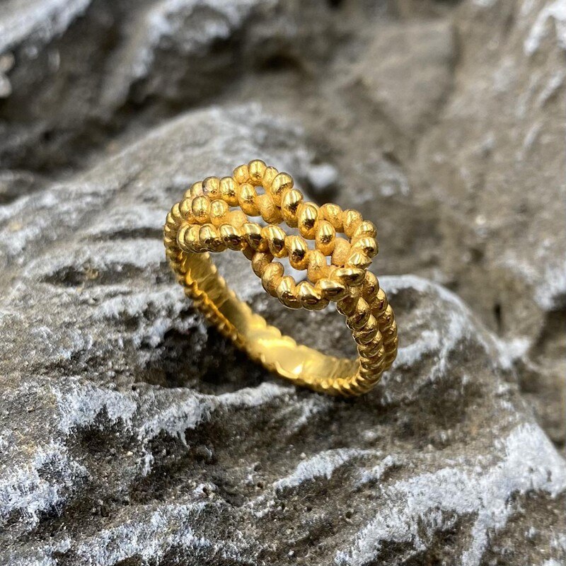 klasyczny splot węzeł wiking pierścień ze stali nierdzewnej dla obu płci nordycki kobiety pierścień dla mężczyzn prezent biżuteria moda metal złoty kolor hurtownia