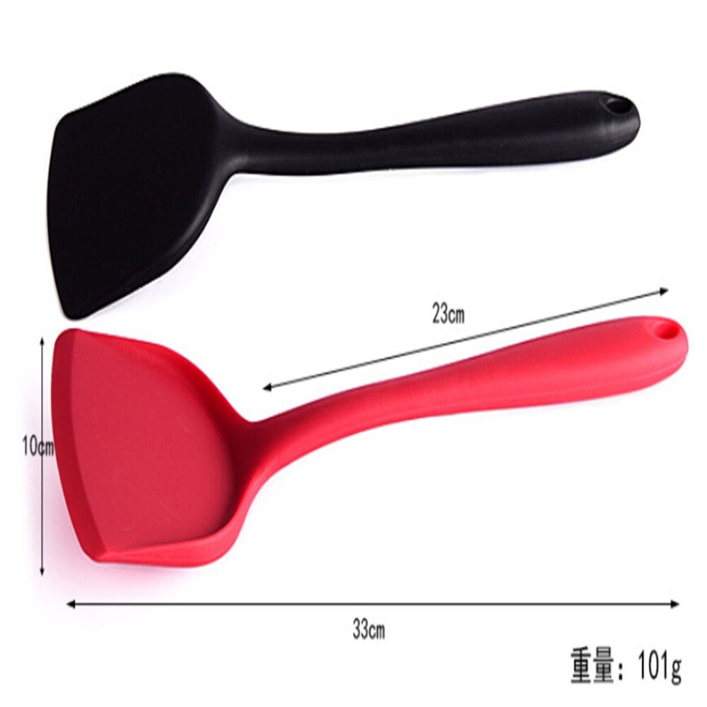 Food Grade Silicone Baking Tools Shovel Kitchen Spatula Cake Buttercream Mixer Scraper Long Handle Spoon Pala