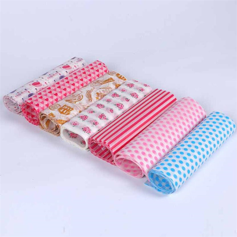 50Pcs/Lot Wax Paper Food Grade Grease Paper Food Wrappers Wrapping Paper For Bread Sandwich Burger Fries Oilpaper Baking Tools