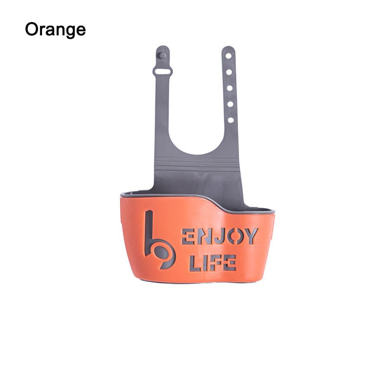 Kurv køkken arrangør værktøj vand filter si frugt grøntsag kurv køkken hængende afløbspose: Orange