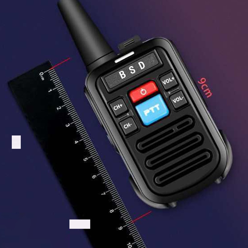 Walkie Talkie Dual Band Handheld Two Way Ham Radio Communicator HF Transceiver Amateur Handy Walkie-talkie